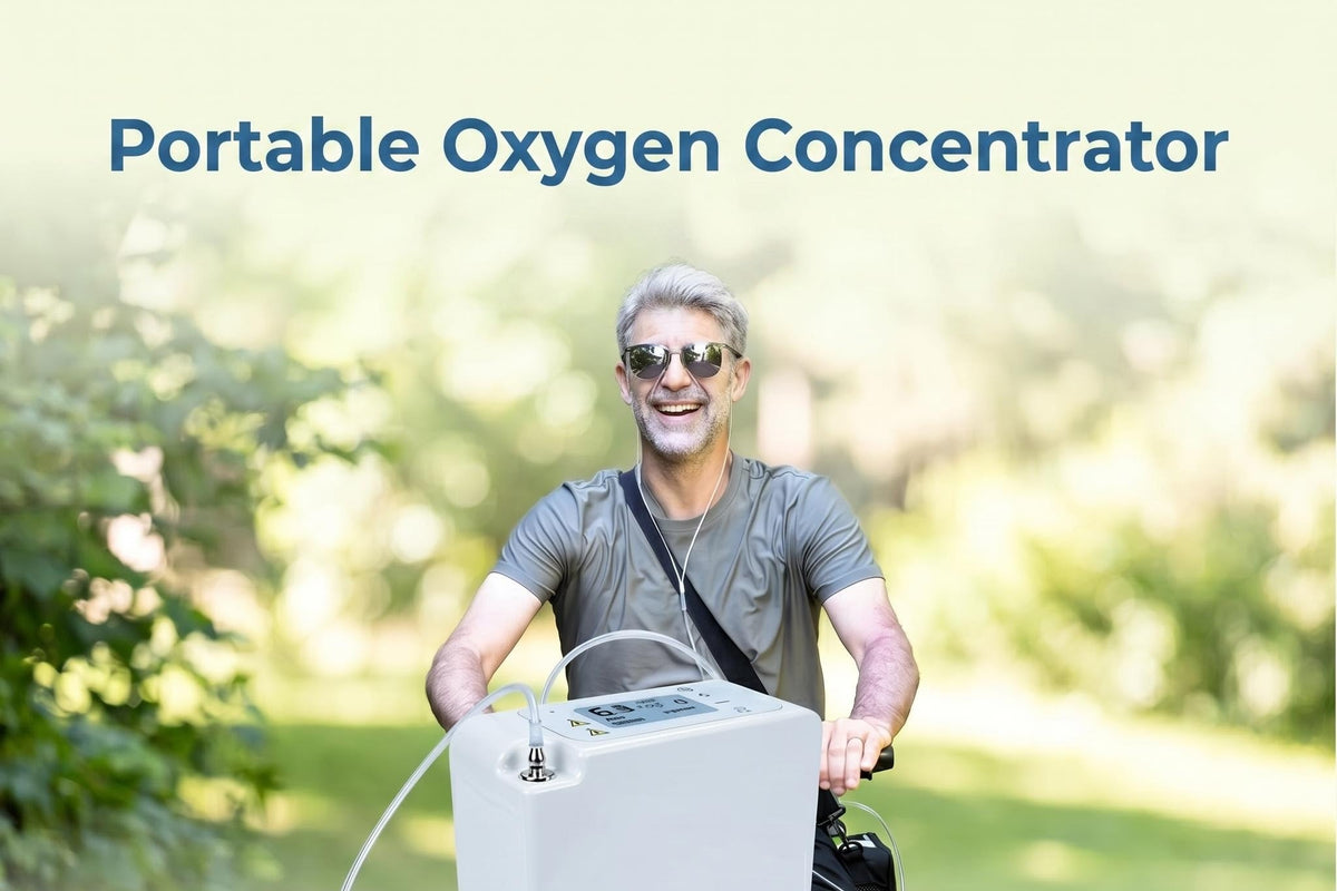 6L Pulse Flow Portable Oxygen Concentrator ( Includes 2 x 6 Hours Battery)
