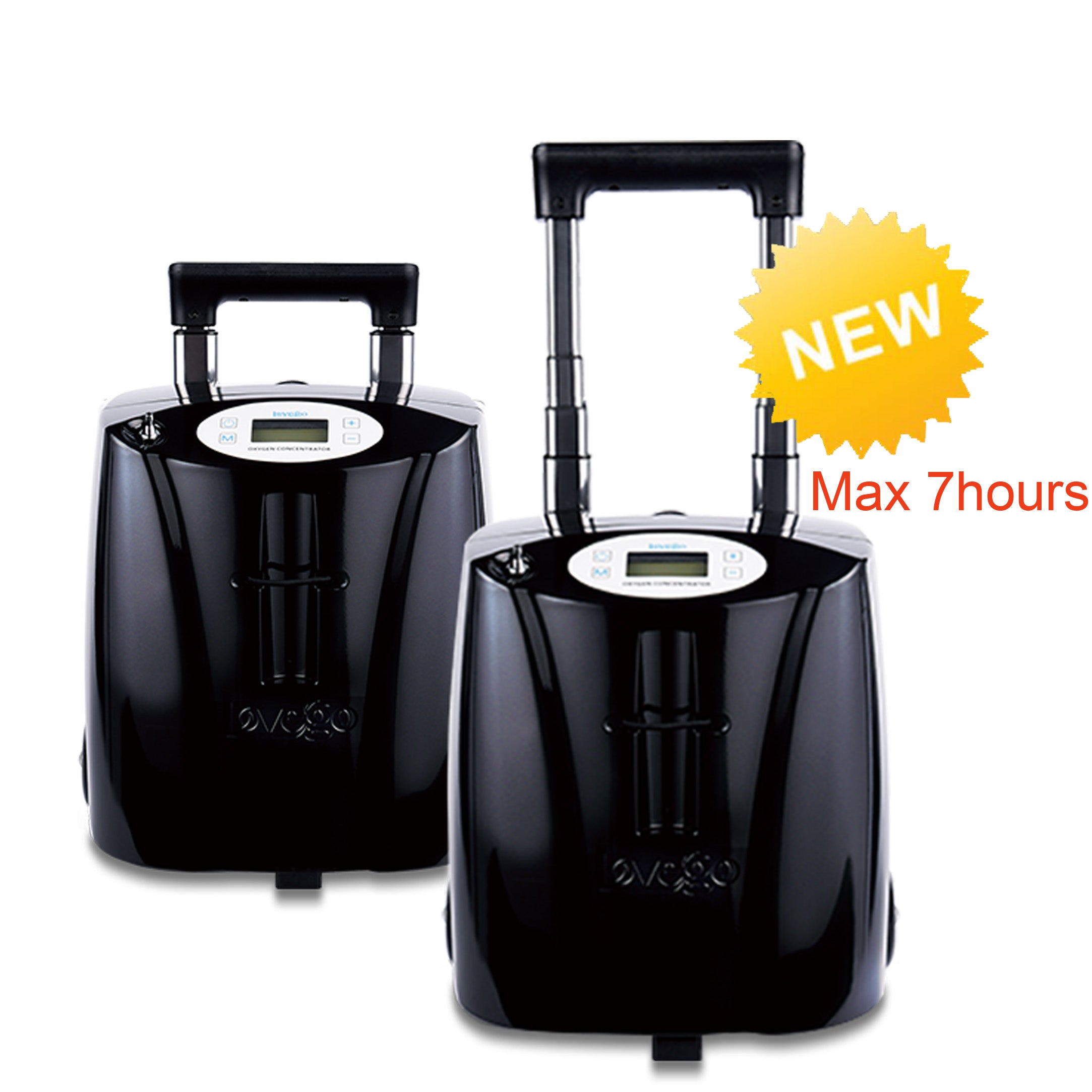 Continuous Flow Portable Oxygen Concentrator with 14 Hours Battery