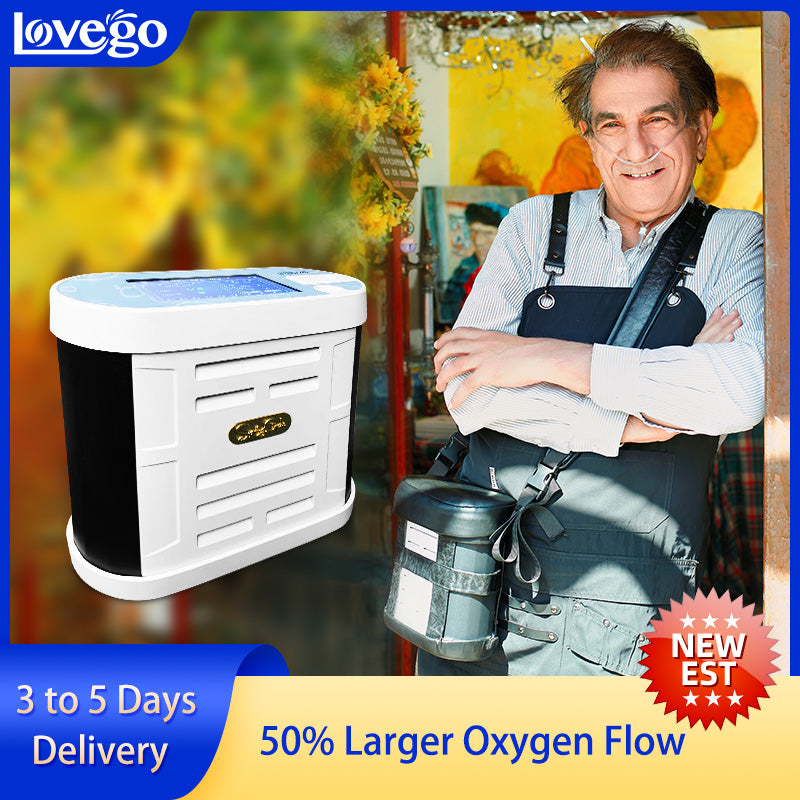 Portable Oxygen Concentrator with 8 Hours Battery