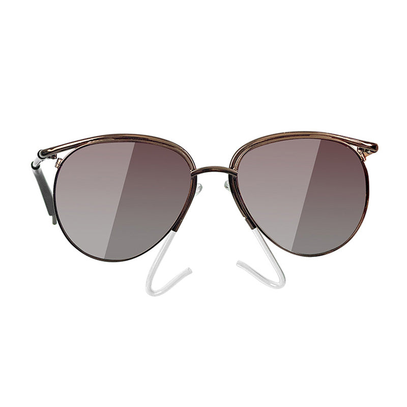 Invisible Oxygen Therapy Glasses Sunglasses Nasal Cannula (Brown)