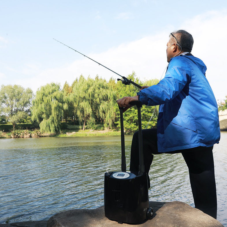 Continuous Flow Portable Oxygen Concentrator with 7 Hours Battery