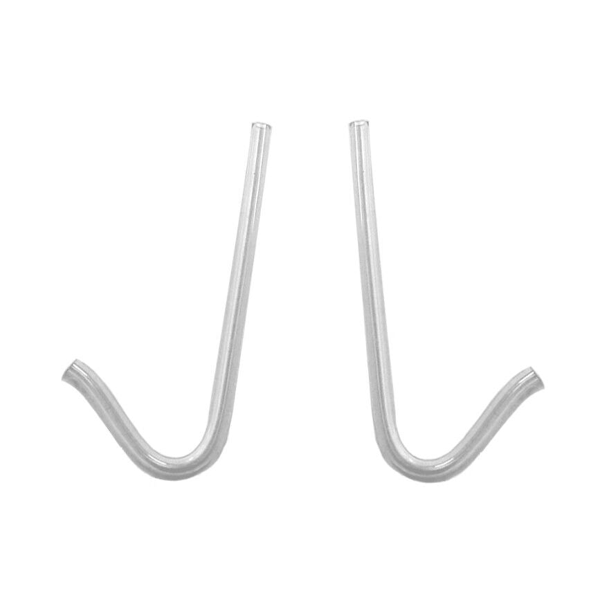 L shape nose cannula the tubes that go from eyeglasses into the nostrils  x 10 pairs