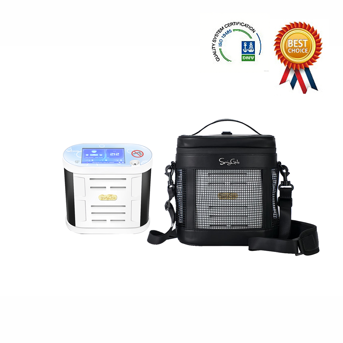 (Premium Version) Portable Oxygen Concentrator for High-End Customers – Ideal for Travel & Home Use