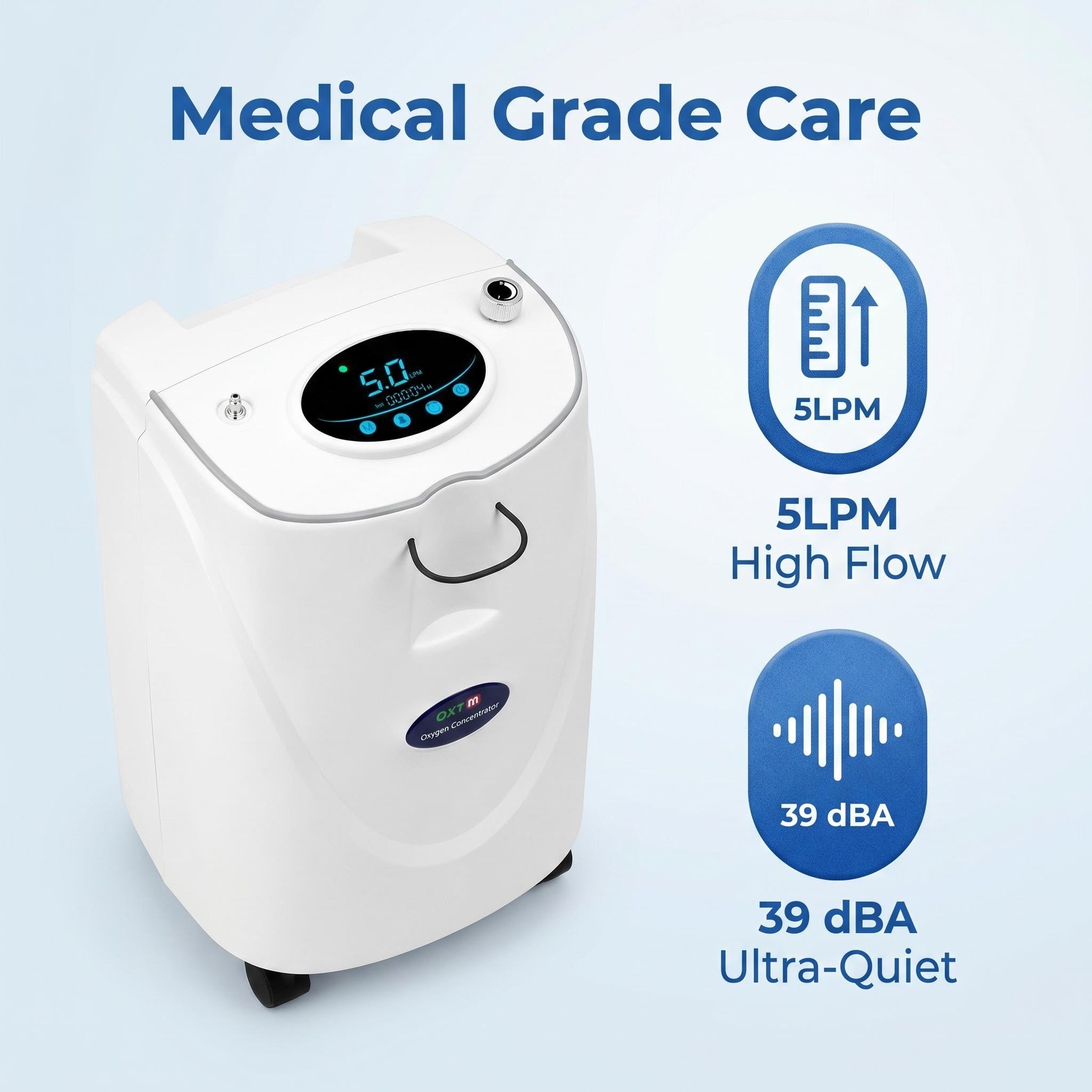Premium - 5L Home Use Oxygen Concentrator ( Quiet Version )