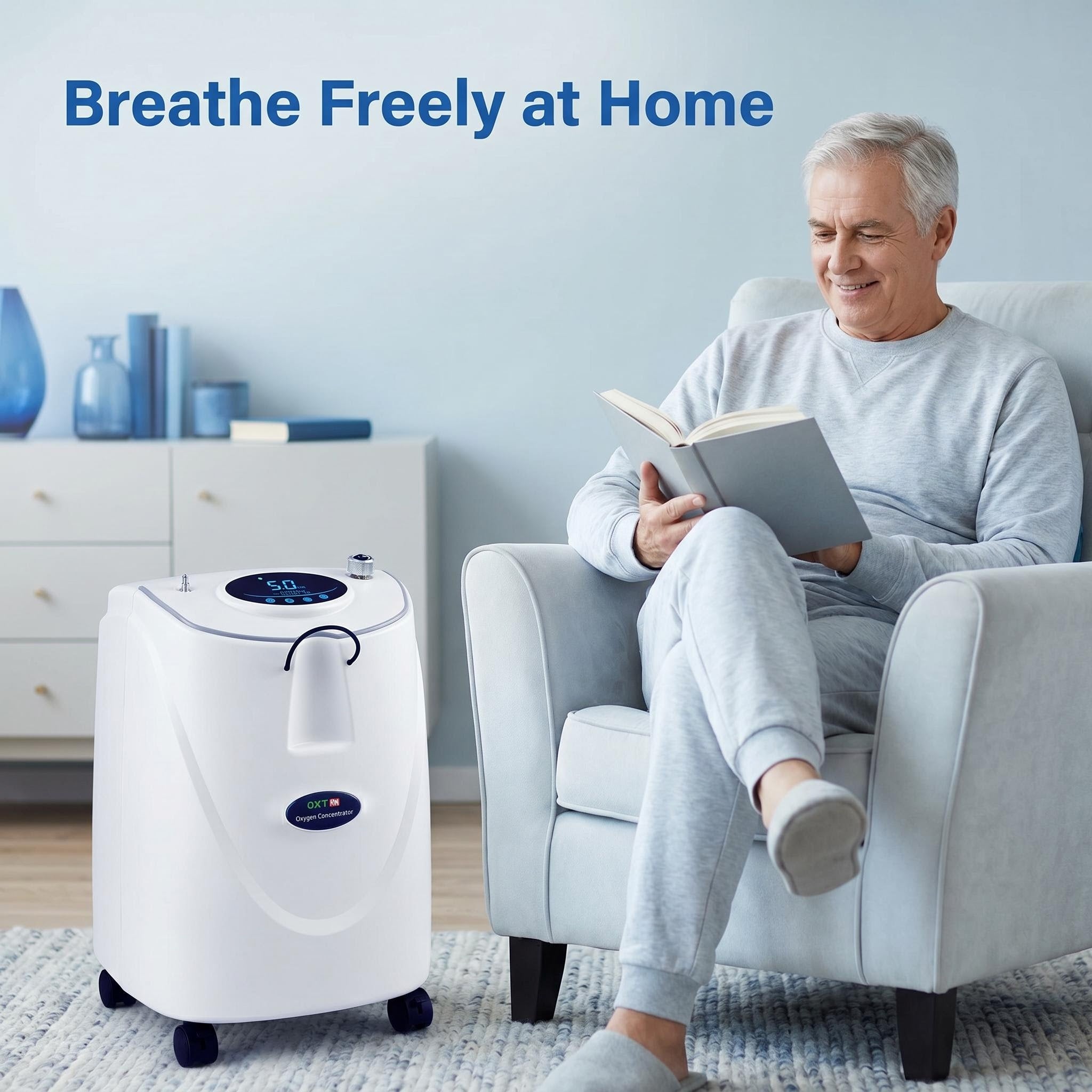 Premium - 5L Home Use Oxygen Concentrator ( Quiet Version )